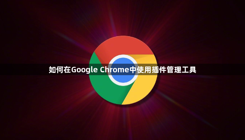 如何在Google Chrome中使用插件管理工具1