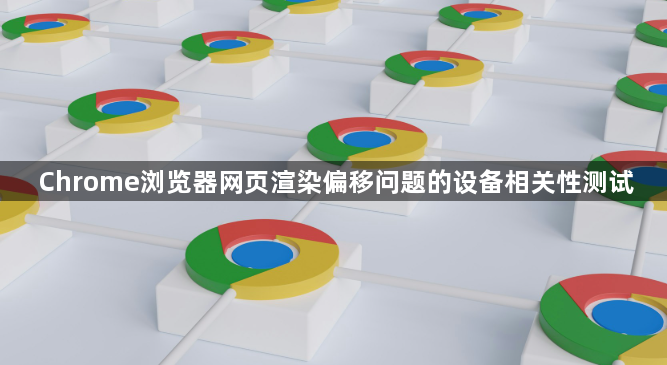 Chrome浏览器网页渲染偏移问题的设备相关性测试1