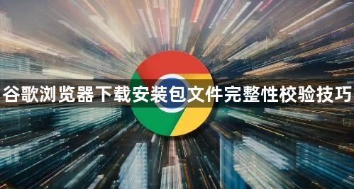 谷歌浏览器下载安装包文件完整性校验技巧1