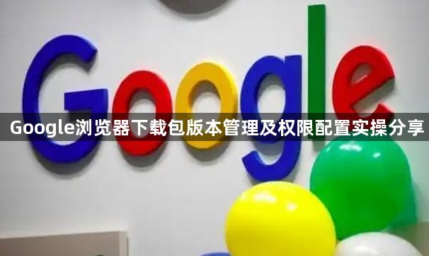 Google浏览器下载包版本管理及权限配置实操分享1