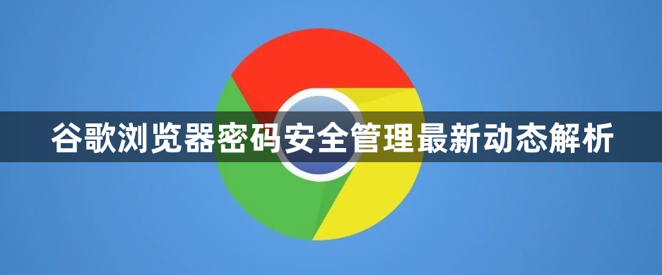 谷歌浏览器密码安全管理最新动态解析1