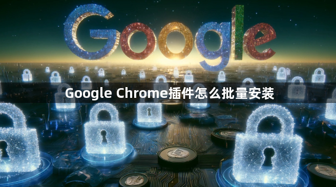 Google Chrome插件怎么批量安装1