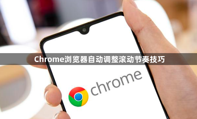 Chrome浏览器自动调整滚动节奏技巧1