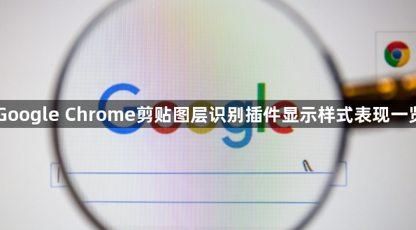 Google Chrome剪贴图层识别插件显示样式表现一览1