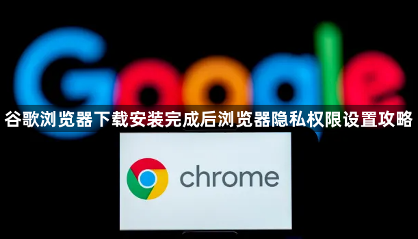 谷歌浏览器下载安装完成后浏览器隐私权限设置攻略1