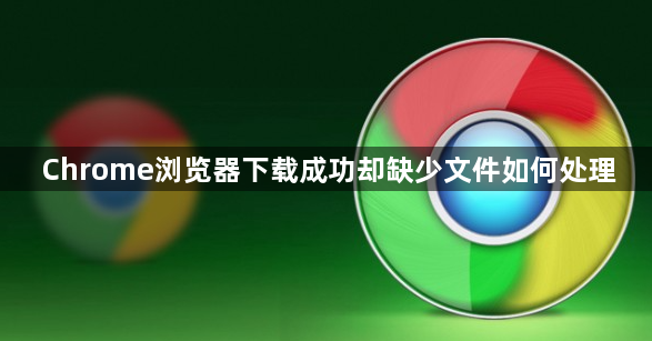 Chrome浏览器下载成功却缺少文件如何处理1